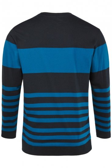 JP1880 Pyjamas Two-piece Long Sleeve with Stripes Blue - Roupa Interior & natação - Roupa interior Homem Tamanhos Grandes