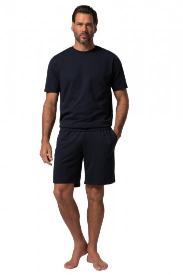 JP1880 829513 Pijama modelo curto bellyfit Azul-marinho - Roupa Interior & natação - Roupa interior Homem Tamanhos Grandes