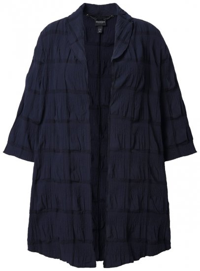 Ulla Popken 829575 Casaco Azul-marinho - Jaquetas - Casacos plus size para mulher