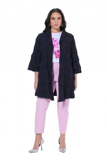 Ulla Popken 829575 Casaco Azul-marinho - Jaquetas - Casacos plus size para mulher