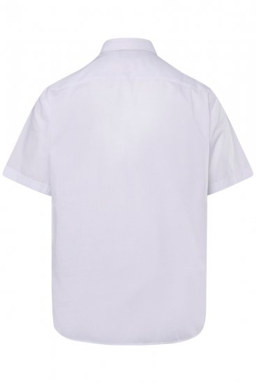 Men+ 756 Camisa de vestir manga curta com colarinho clássico Branco - Camisas - Camisas Homem Tamanhos Grandes
