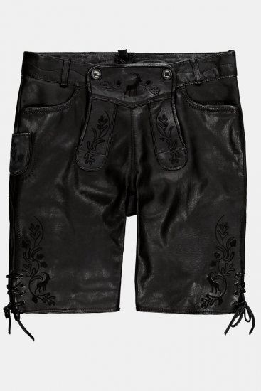 JP1880 831257 Calções em pele napa Preto - Calções - Calções Homem Tamanhos Grandes