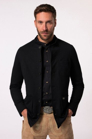 JP1880 Comfortable & Stretchy FLEXNAMIC® Light Jacket Black - Casacos - Casacos Homem Tamanhos Grandes