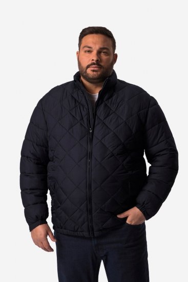 Men+ 494 Casaco acolchoado com gola alta Azul-marinho - Casacos - Casacos Homem Tamanhos Grandes