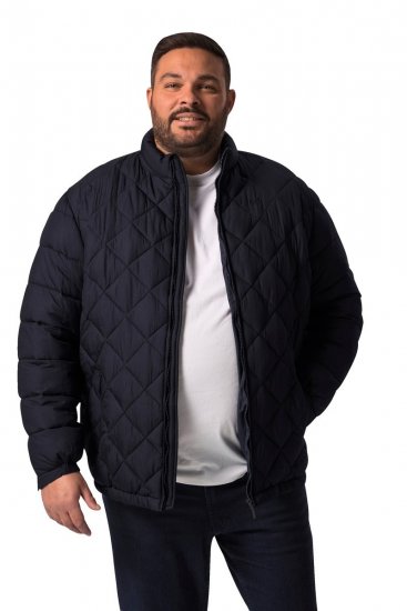 Men+ 494 Casaco acolchoado com gola alta Azul-marinho - Casacos - Casacos Homem Tamanhos Grandes