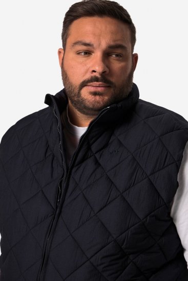 Men+ 578 Colete acolchoado com gola alta Azul-marinho - Casacos - Casacos Homem Tamanhos Grandes