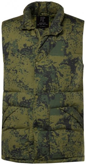 JP1880 831610 Colete acolchoado em camuflado Verde - Casacos - Casacos Homem Tamanhos Grandes