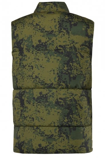 JP1880 831610 Colete acolchoado em camuflado Verde - Casacos - Casacos Homem Tamanhos Grandes