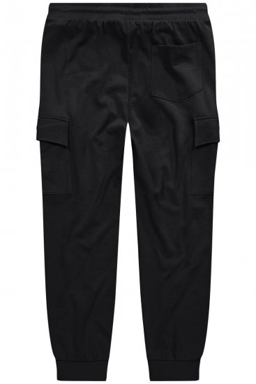 Men+ 113 Calças de fato de treino com bolsos cargo Preto - Calças & calções de fato de treino - Calças de Fato de Treino Tamanhos Grandes 