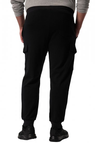 Men+ 113 Calças de fato de treino com bolsos cargo Preto - Calças & calções de fato de treino - Calças de Fato de Treino Tamanhos Grandes 