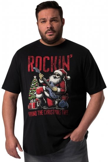 Men+ 180 T-shirt Rockin' Preto - T-shirts - T-shirts Homem Tamanhos Grandes
