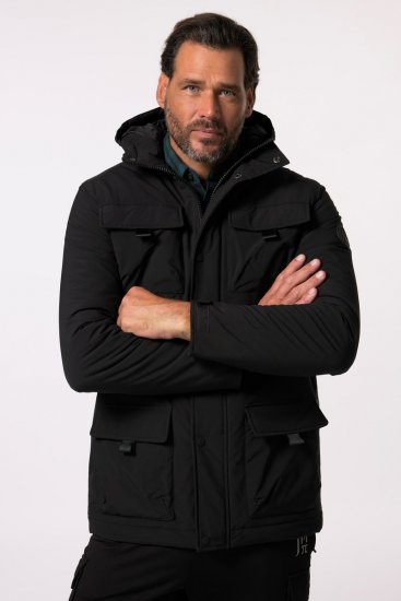 JP1880 Field Jacket Wind-repellent Black - Casacos - Casacos Homem Tamanhos Grandes