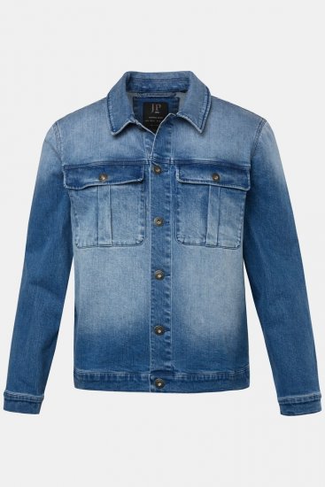 JP1880 832510 Stretch Casaco de ganga Azul índigo - Casacos - Casacos Homem Tamanhos Grandes