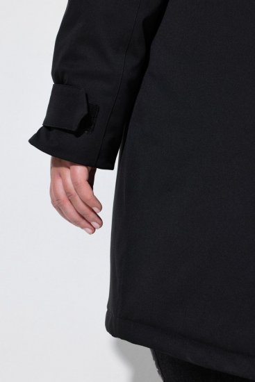 Ulla Popken 833341 Casaco técnico Preto - Jaquetas - Casacos plus size para mulher