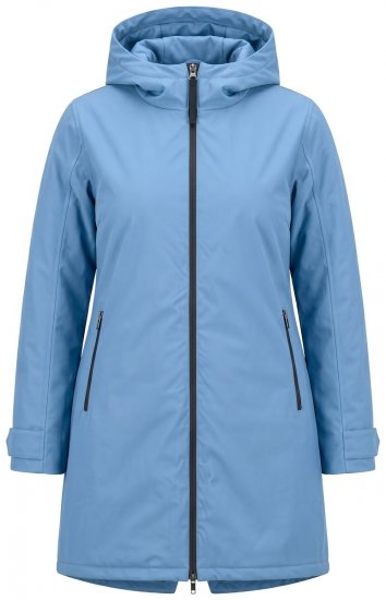 Ulla Popken 833341 Casaco técnico Azul acinzentado - Jaquetas - Casacos plus size para mulher