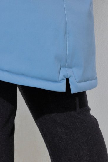 Ulla Popken 833341 Casaco técnico Azul acinzentado - Jaquetas - Casacos plus size para mulher