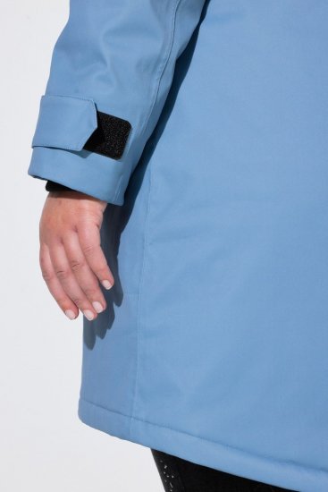 Ulla Popken 833341 Casaco técnico Azul acinzentado - Jaquetas - Casacos plus size para mulher