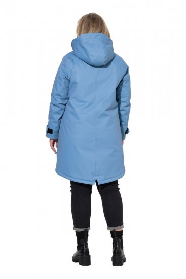 Ulla Popken 833341 Casaco técnico Azul acinzentado - Jaquetas - Casacos plus size para mulher