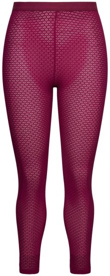 Ulla Popken 833718 Leggings de meia com renda Vermelho baga - Collants & meias - 