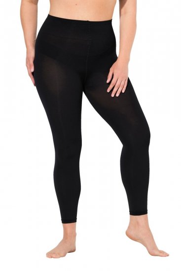 Ulla Popken 833806 Leggings de meia 200 den Preto - Collants & meias - 