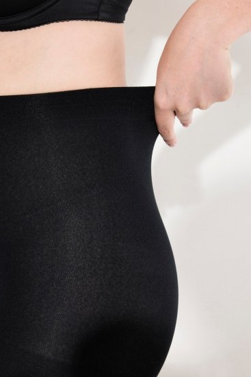 Ulla Popken 833809 Collants com padrão animal Preto - Collants & meias - 
