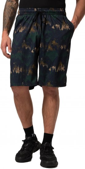 JP1880 Jay-Pi Bermuda QuickDry Mesh Fitness Shorts Khaki - Roupa desportiva & Outdoor - Roupa Desportiva Tamanhos Grandes