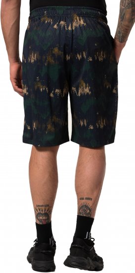 JP1880 Jay-Pi Bermuda QuickDry Mesh Fitness Shorts Khaki - Roupa desportiva & Outdoor - Roupa Desportiva Tamanhos Grandes