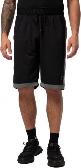 JP1880 Jay-Pi Bermuda QuickDry Mesh Fitness Shorts Black - Roupa desportiva & Outdoor - Roupa Desportiva Tamanhos Grandes