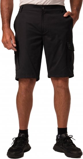 JP1880 Jay-Pi Bermuda QuickDry Cargo Shorts Black - Roupa desportiva & Outdoor - Roupa Desportiva Tamanhos Grandes