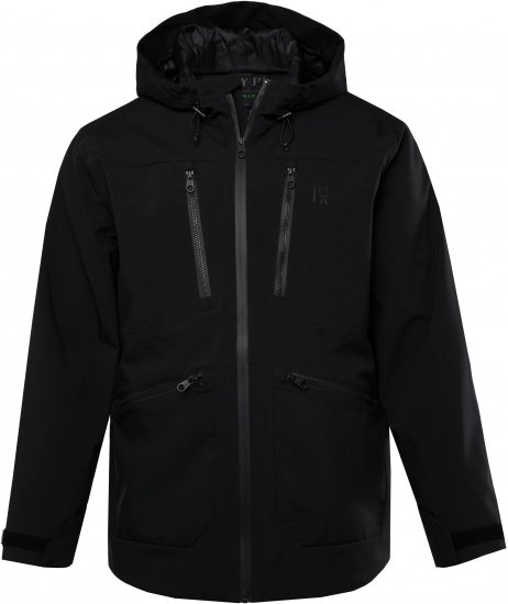 JP1880 Jay-Pi Functional Jacket Black - Roupa desportiva & Outdoor - Roupa Desportiva Tamanhos Grandes