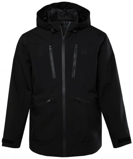 Jay-Pi 834145 Impermeável casaco funcional Preto - Roupa desportiva & Outdoor - Roupa Desportiva Tamanhos Grandes