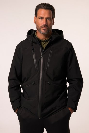 Jay-Pi 834145 Impermeável casaco funcional Preto - Roupa desportiva & Outdoor - Roupa Desportiva Tamanhos Grandes