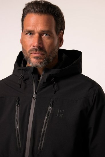 Jay-Pi 834145 Impermeável casaco funcional Preto - Roupa desportiva & Outdoor - Roupa Desportiva Tamanhos Grandes