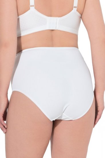 Ulla Popken 834307 Cuecas modeladoras com renda Branco sujo - Roupa modeladora - 