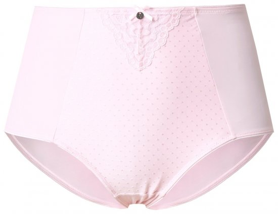 Ulla Popken 834307 Cuecas modeladoras com renda Rosa - Roupa modeladora - 