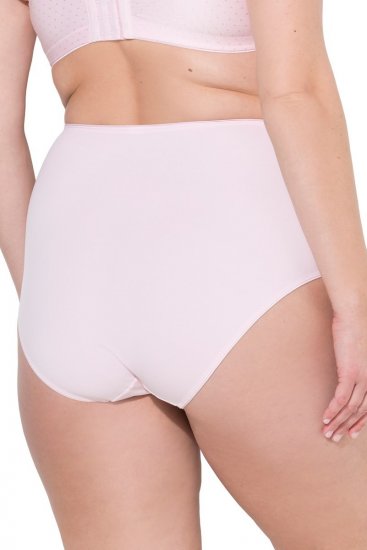 Ulla Popken 834307 Cuecas modeladoras com renda Rosa - Roupa modeladora - 