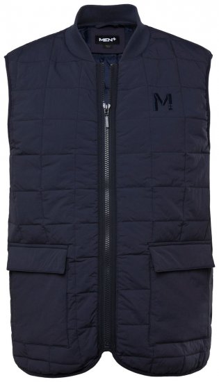Men+ 464 Colete acolchoado com gola college Azul-marinho - Casacos - Casacos Homem Tamanhos Grandes