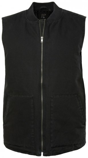JP1880 834734 Colete canvas Preto - Casacos - Casacos Homem Tamanhos Grandes