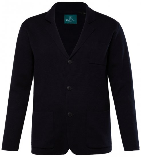 Boston Park 747 Flexlastic Blazer de malha Azul-marinho - Fatos - Fatos de Homem Tamanhos Grandes