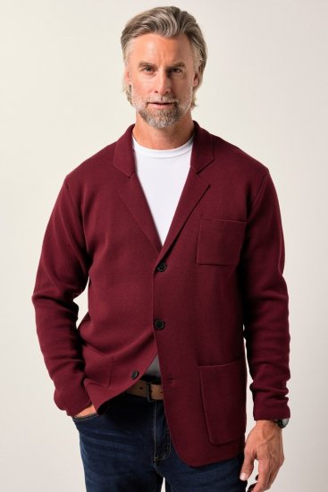 Boston Park 747 Flexlastic Blazer de malha Beringela - Fatos - Fatos de Homem Tamanhos Grandes