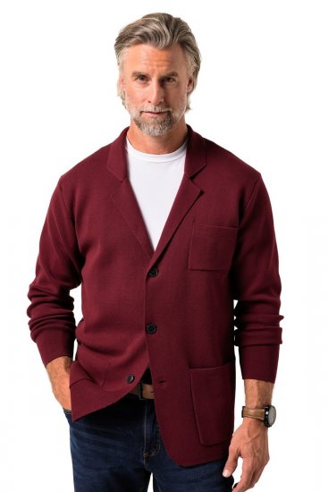 Boston Park 747 Flexlastic Blazer de malha Beringela - Fatos - Fatos de Homem Tamanhos Grandes