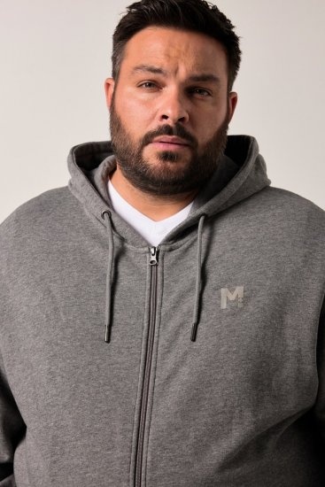 Men+ 851 Casaco com capuz Cinzento mesclado - Sweatshirts & hoodies - Sweatshirt & Camisolas com Capuz tamanhos grandes