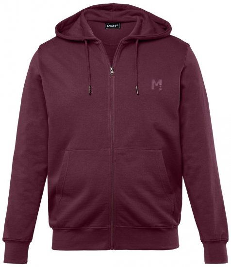 Men+ 851 Casaco com capuz Ameixa - Sweatshirts & hoodies - Sweatshirt & Camisolas com Capuz tamanhos grandes