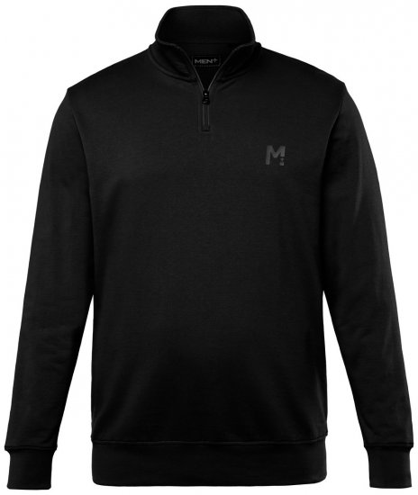 Men+ 856 Sweatshirt com meio fecho Preto - Sweatshirts & hoodies - Sweatshirt & Camisolas com Capuz tamanhos grandes