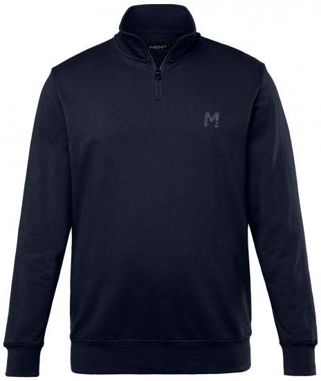 Men+ 856 Sweatshirt com meio fecho Azul-marinho - Sweatshirts & hoodies - Sweatshirt & Camisolas com Capuz tamanhos grandes