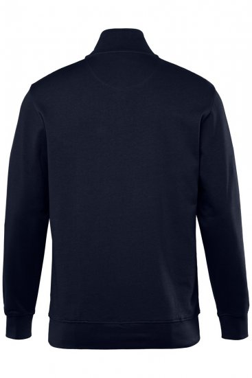 Men+ 856 Sweatshirt com meio fecho Azul-marinho - Sweatshirts & hoodies - Sweatshirt & Camisolas com Capuz tamanhos grandes
