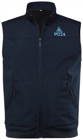 Men+ 414 Colete softshell com gola alta Azul-marinho - Casacos - Casacos Homem Tamanhos Grandes