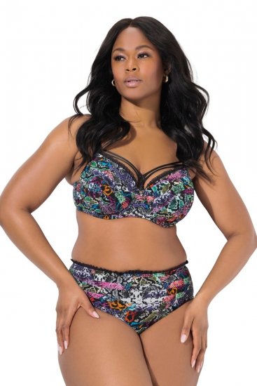 Ulla Popken 835633 Cuecas com padrão animal Multicolor - Cuecas - 