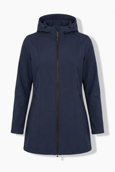 Ulla Popken 836064 Casaco técnico Azul-marinho - Jaquetas - Casacos plus size para mulher