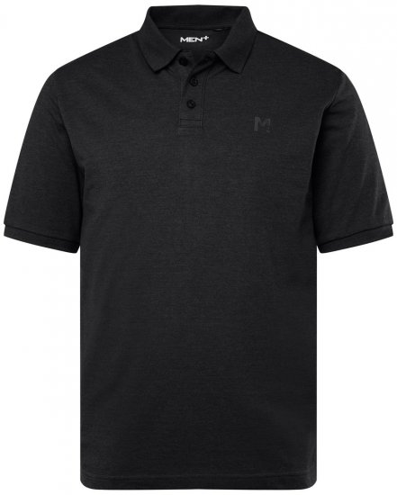 Men+ 256 Polo Preto - Pólos - Pólos Tamanhos Grandes Homem